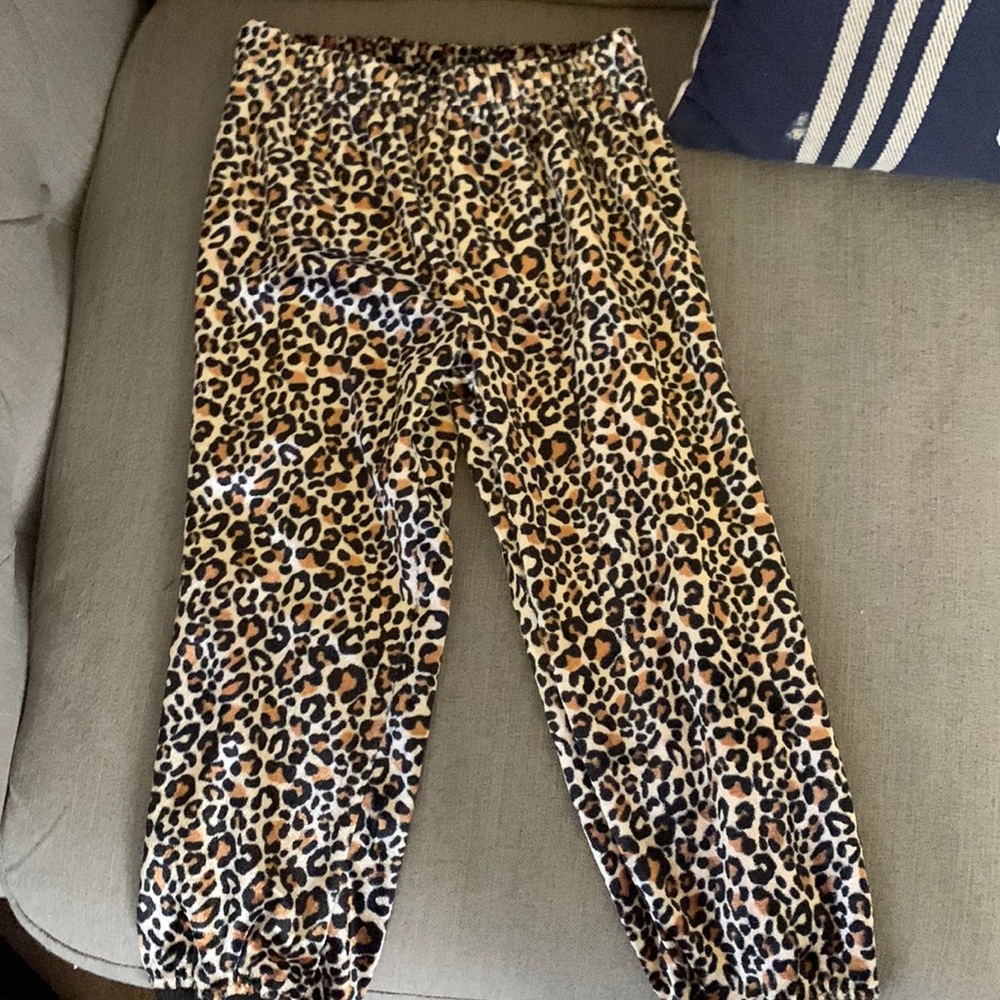 Cheetah print pants